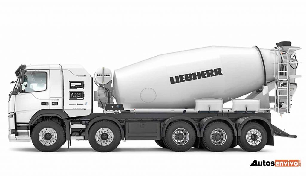 Liebherr ha presentado su primer camión-mezclador completamente eléctrico